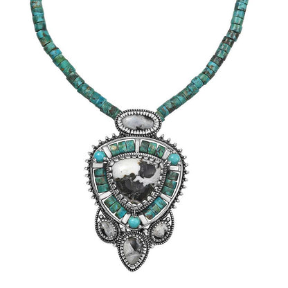 Niassa Ruby Regal Bloom Pendant Necklace