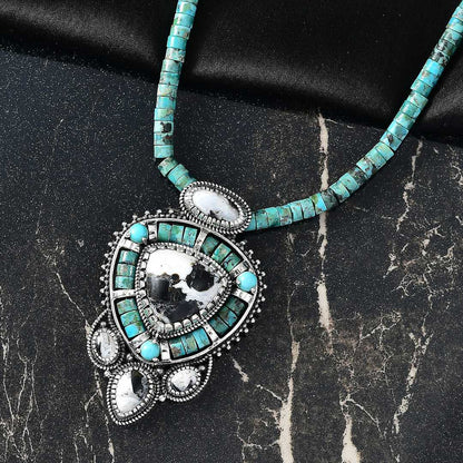 Niassa Ruby Regal Bloom Pendant Necklace