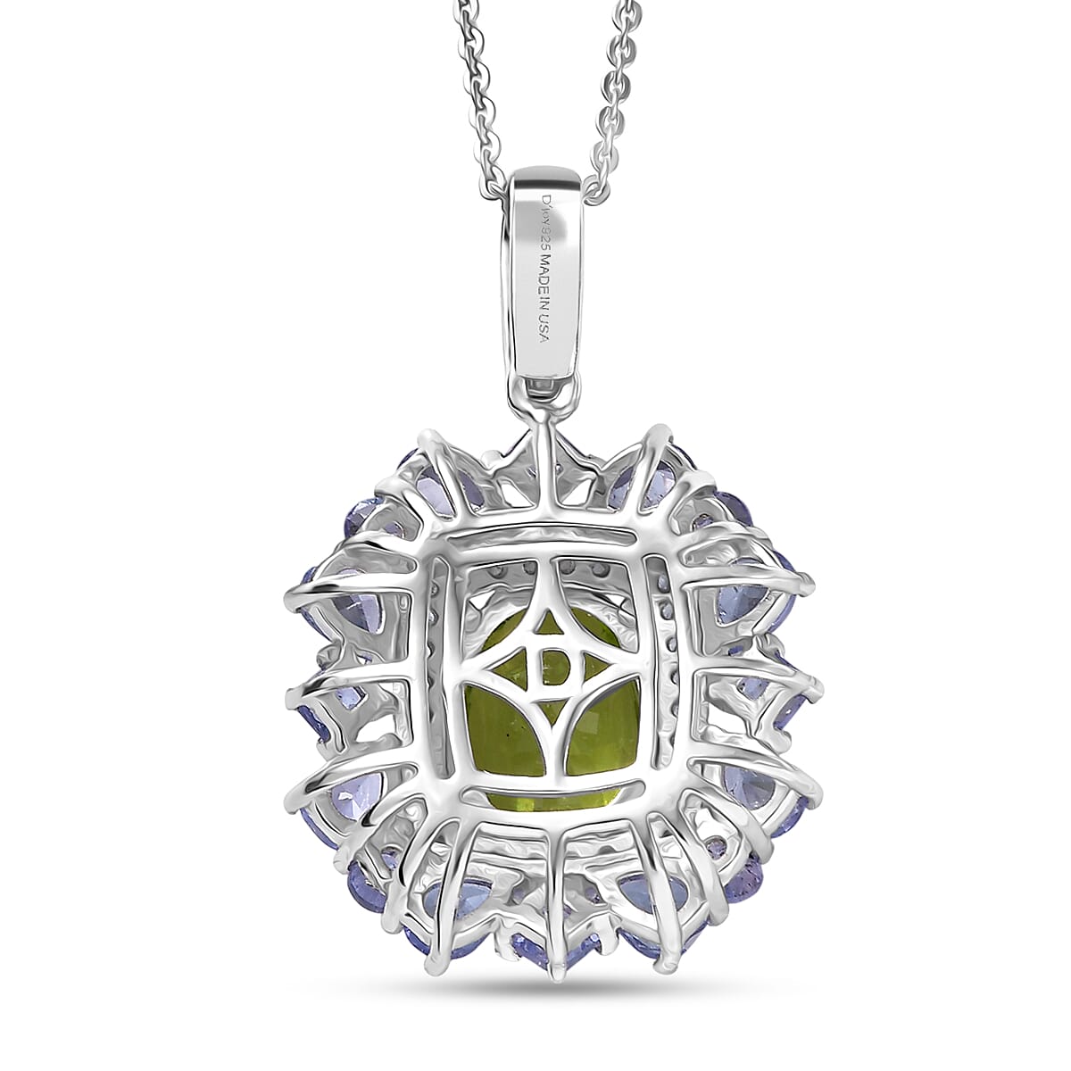 Natural Gemstone Pendant Necklace
