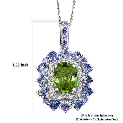 Natural Gemstone Pendant Necklace