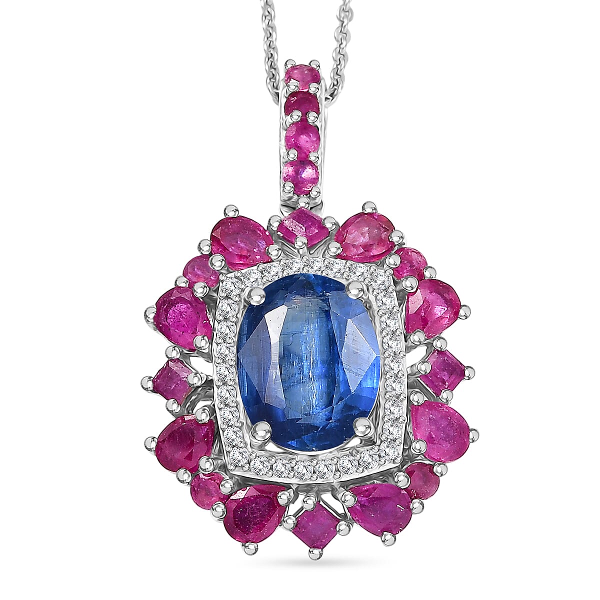 Natural Gemstone Pendant Necklace
