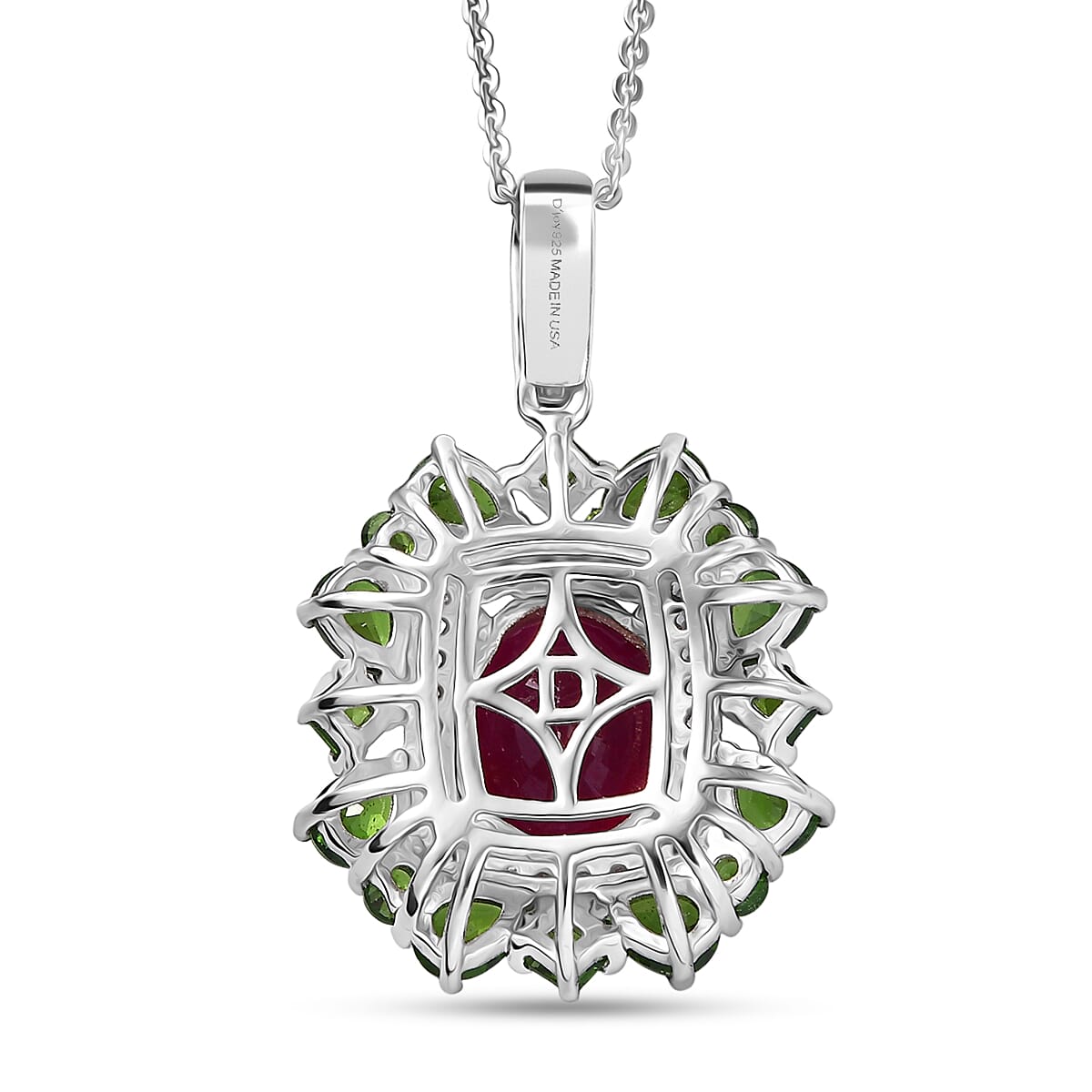 Natural Gemstone Pendant Necklace