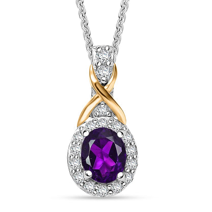 Choose Your Pendant Necklace – 18K Vermeil YG & Rhodium-Plated Sterling Silver