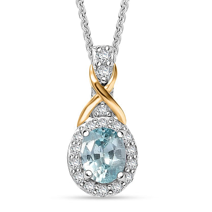 Choose Your Pendant Necklace – 18K Vermeil YG & Rhodium-Plated Sterling Silver