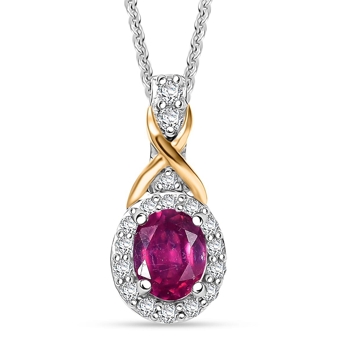 Choose Your Pendant Necklace – 18K Vermeil YG & Rhodium-Plated Sterling Silver