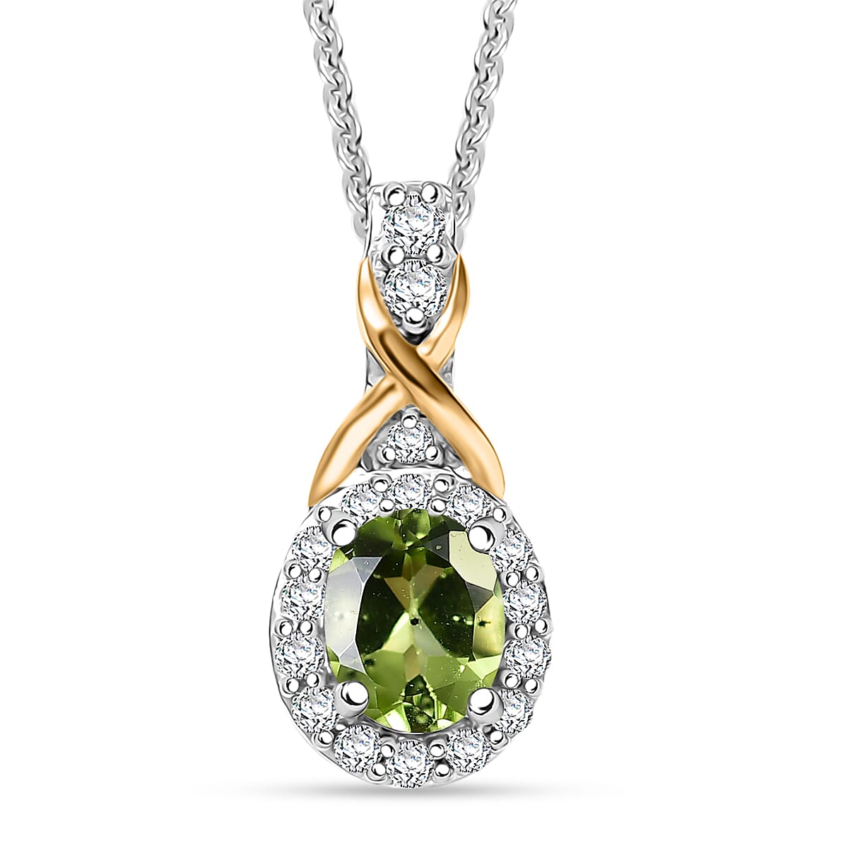 Choose Your Pendant Necklace – 18K Vermeil YG & Rhodium-Plated Sterling Silver