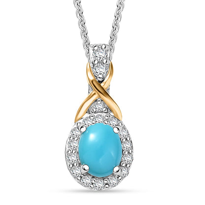 Choose Your Pendant Necklace – 18K Vermeil YG & Rhodium-Plated Sterling Silver