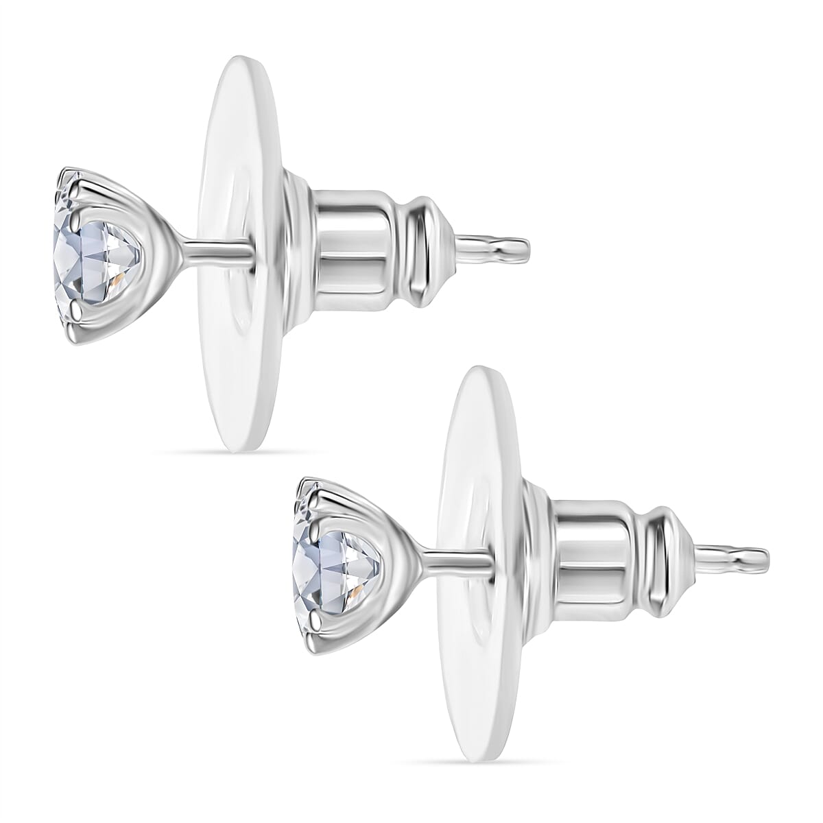 Set of 3 - Moissanite Solitaire Stud Earrings Set – Sparkle and Shine in Every Trio