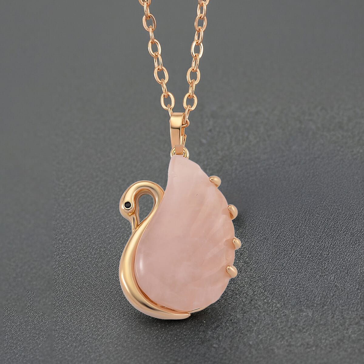 Carved Swan Pendant Necklace — Grace, Elegance, and Timeless Beauty