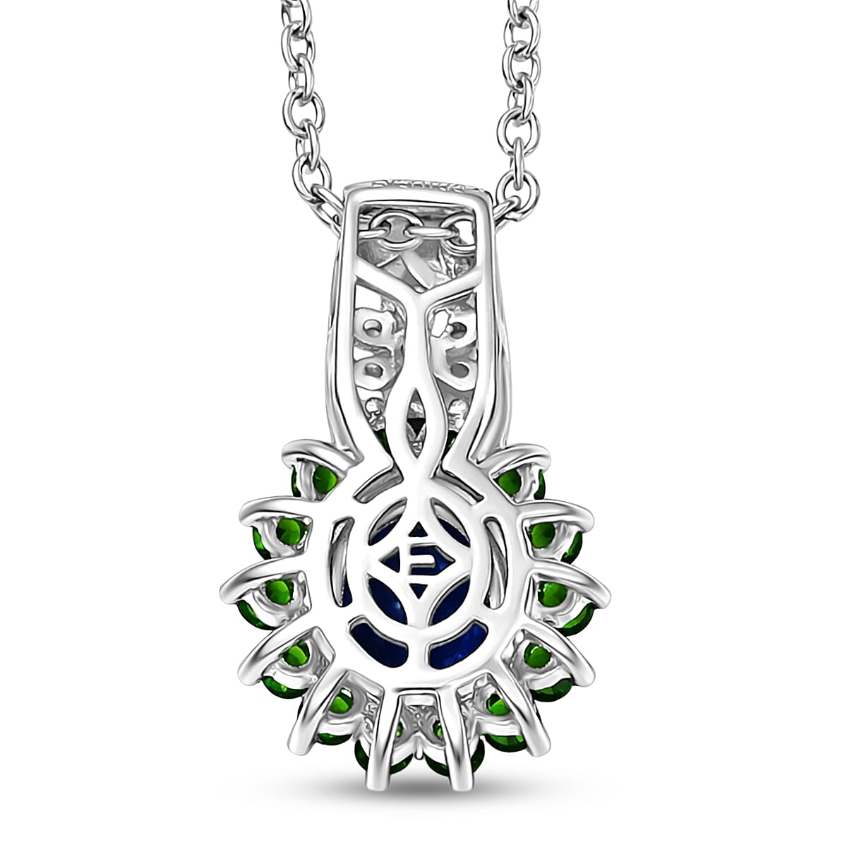 Masoala Sapphire and Multi Gemstone Pendant