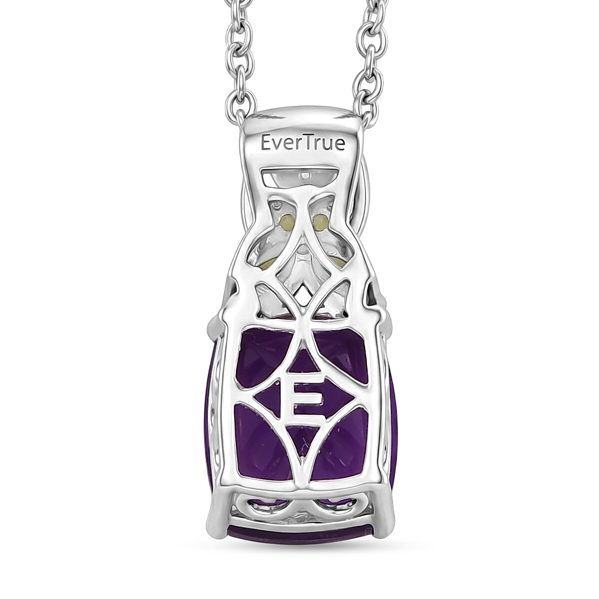 African Amethyst and Multi Gemstone Pendant