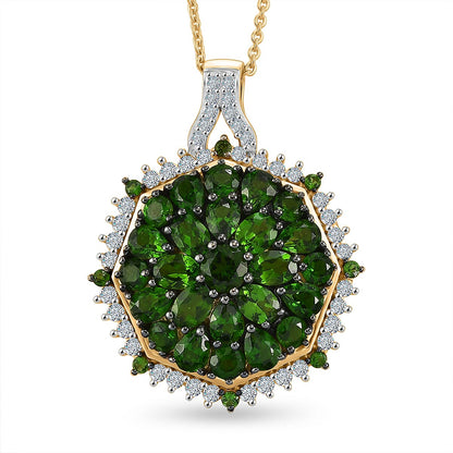 Gemstone Pendant Necklace in Sterling Silver