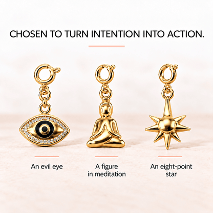 Manifestation Charm Set – Focus, Calm & Positive Energy