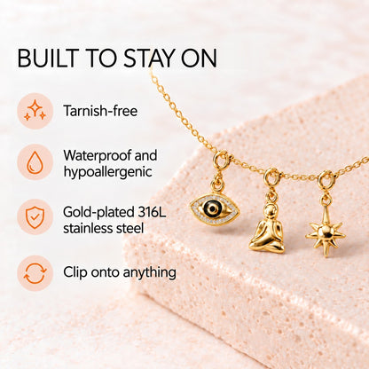 Manifestation Charm Set – Focus, Calm & Positive Energy