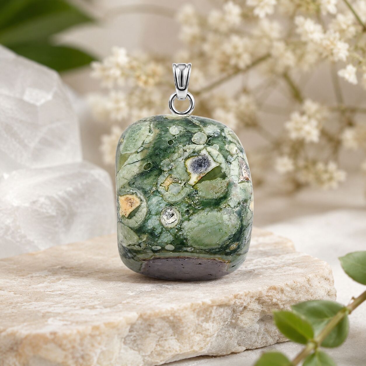 Green Jasper Pendant – Supreme Nurturer