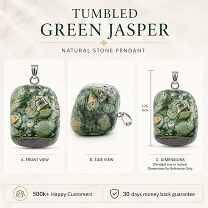 Green Jasper Pendant – Supreme Nurturer