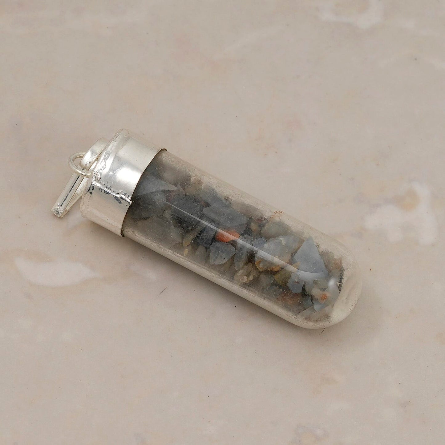 Crystal Chip Vial Pendant – Your Daily Amulet