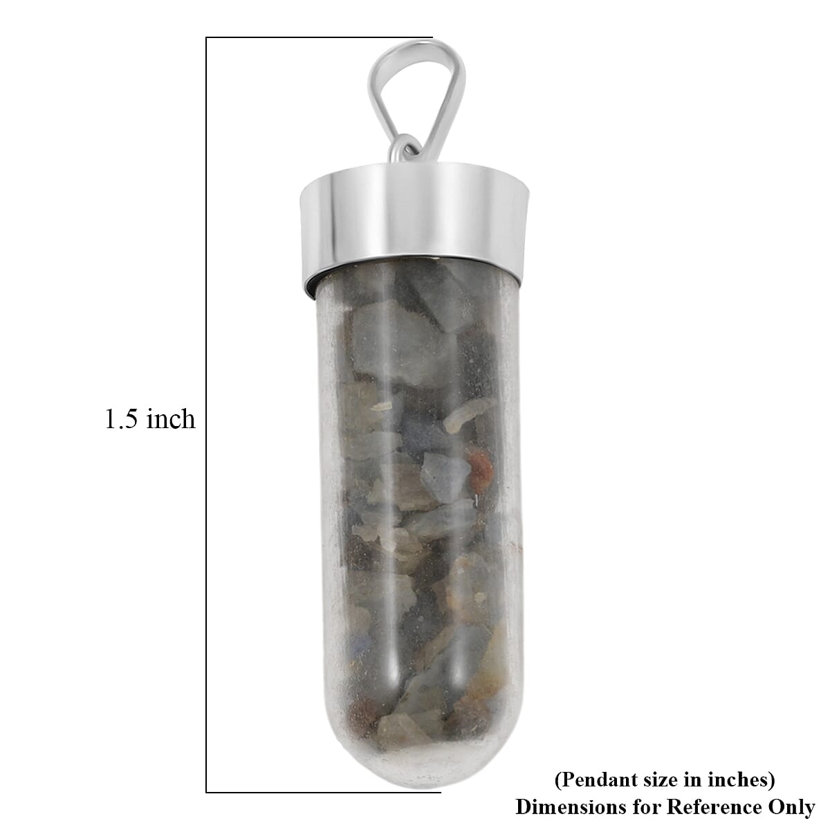 Crystal Chip Vial Pendant – Your Daily Amulet
