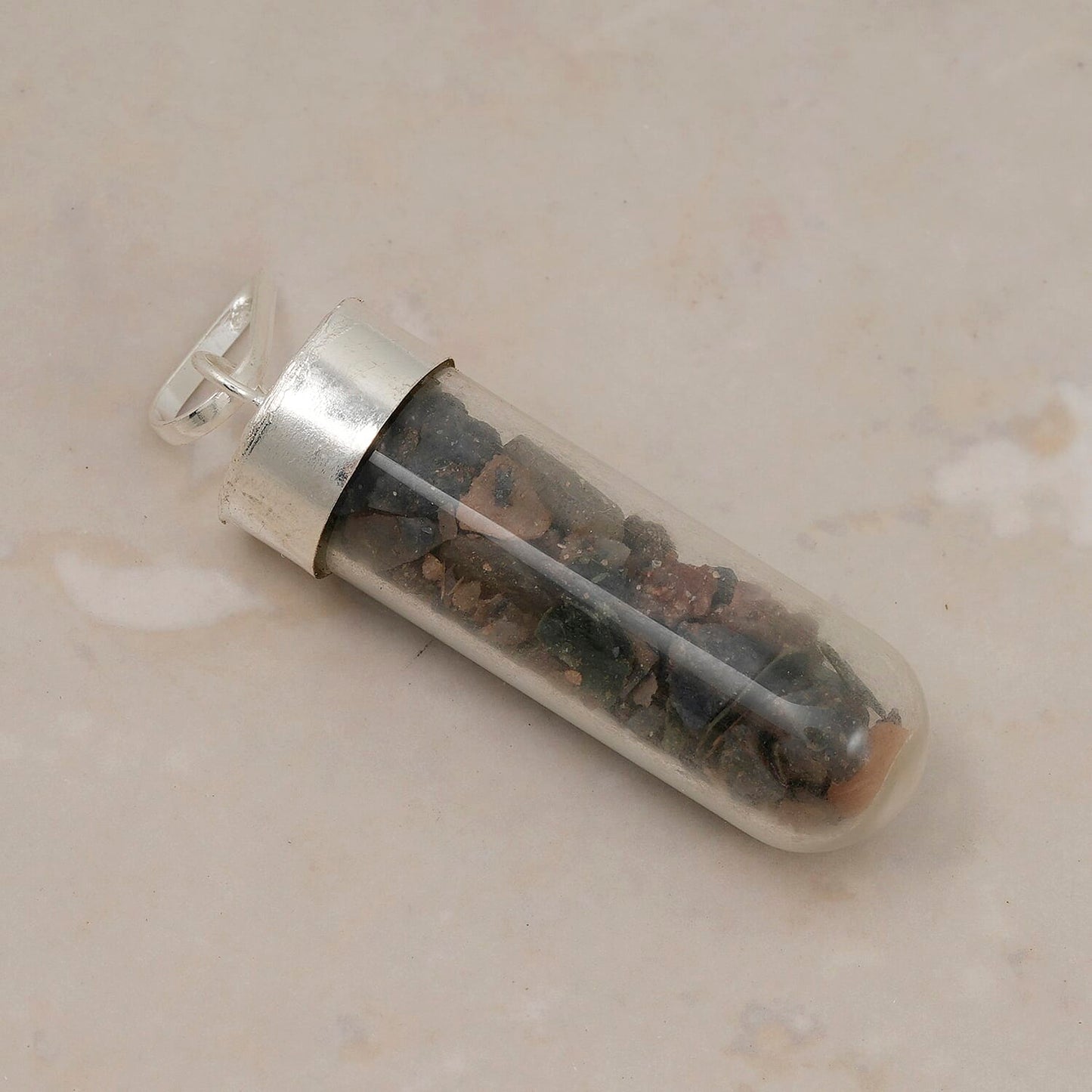 Crystal Chip Vial Pendant – Your Daily Amulet