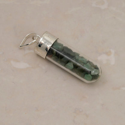 Crystal Chip Vial Pendant – Your Daily Amulet