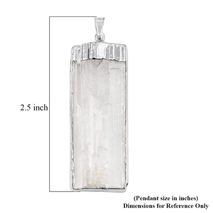Selenite Crystal Pendant – Cleanse & Clarify