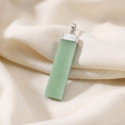 Sleek Crystal Bar Pendant – Wear Your Intention