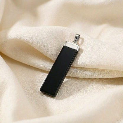 Sleek Crystal Bar Pendant – Wear Your Intention