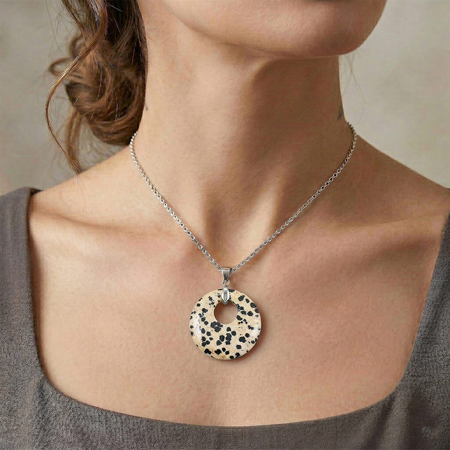 Crystal Donut Pendant – Circle of Energy