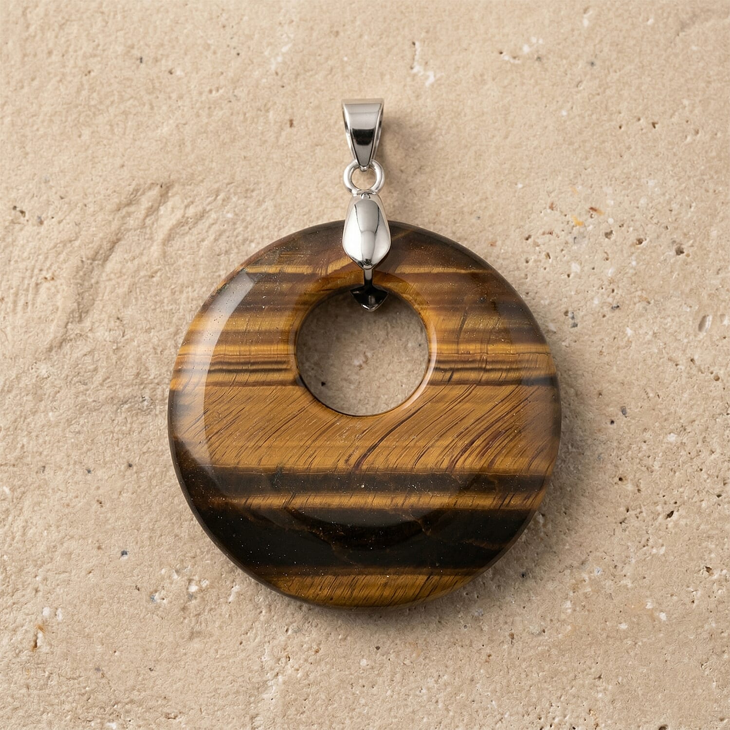 Crystal Donut Pendant – Circle of Energy