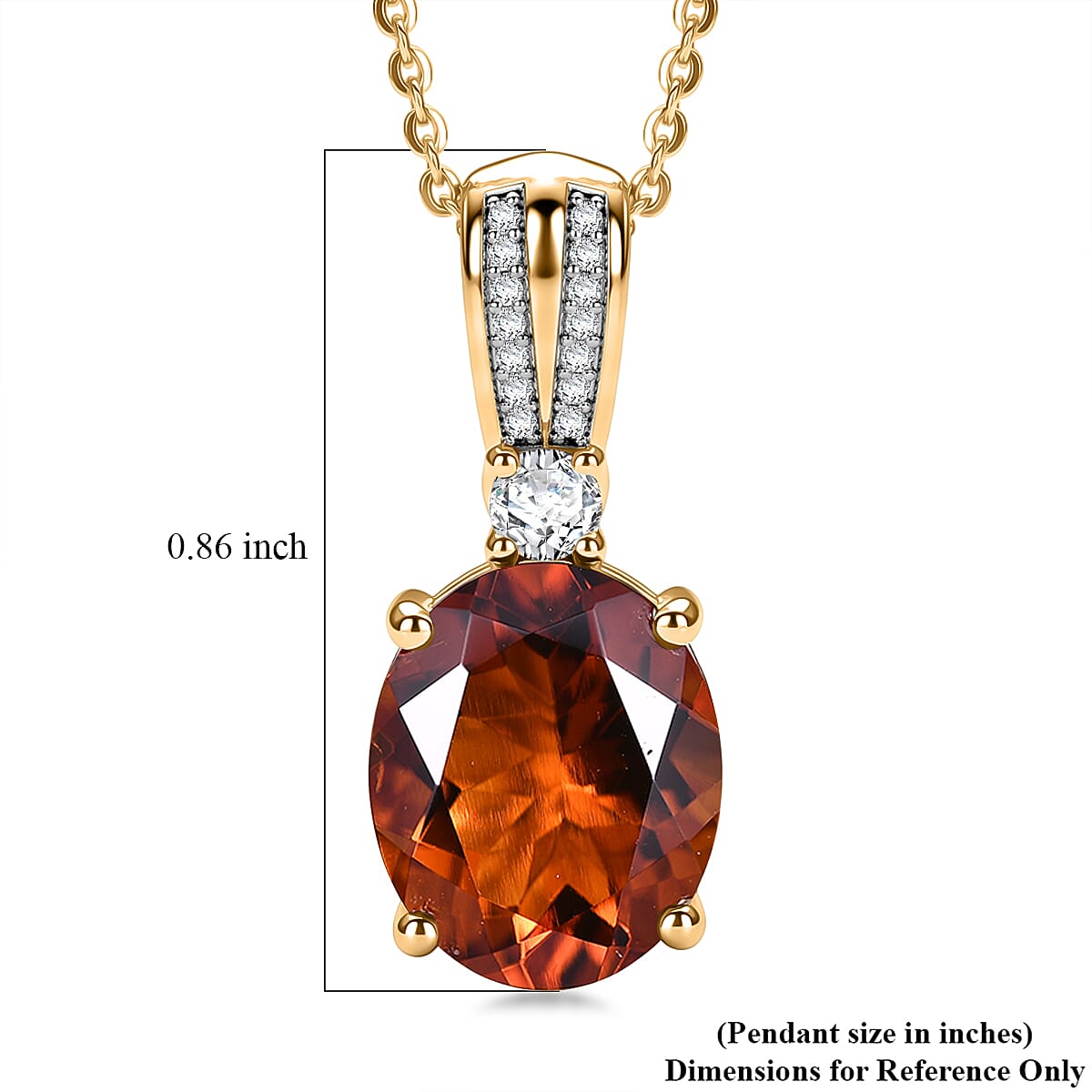 Gemstone and Moissanite Infinity Bloom Pendant