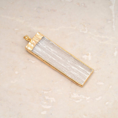 Selenite Crystal Pendant – Cleanse & Clarify