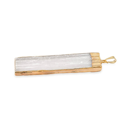 Selenite Crystal Pendant – Cleanse & Clarify