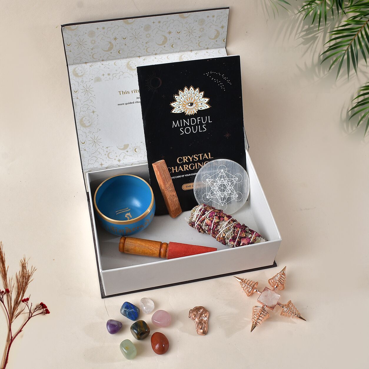 Crystal Charging Kit with Selenite & Sage