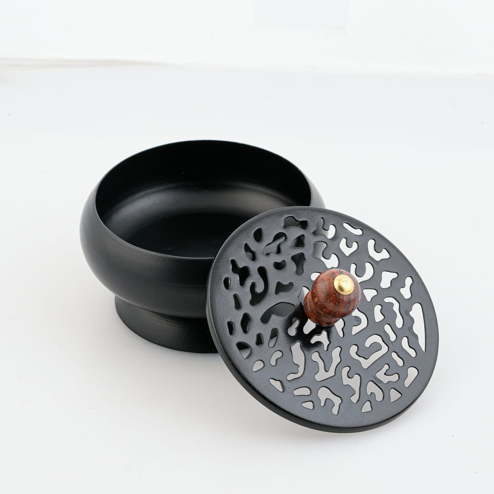 3-Piece Metal Incense Burner Set