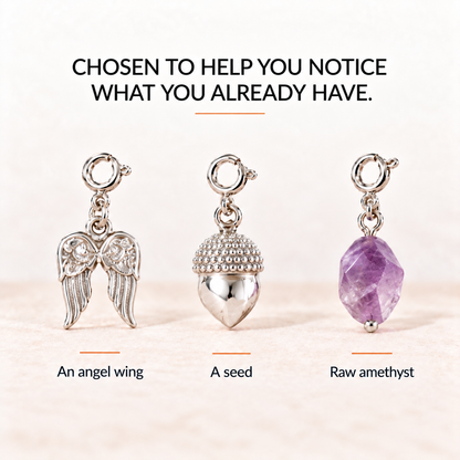 Gratitude Charm Set – Notice the Good & Worry Less