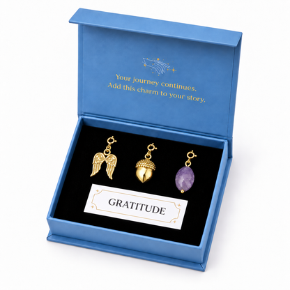 Gratitude Charm Set – Notice the Good & Worry Less