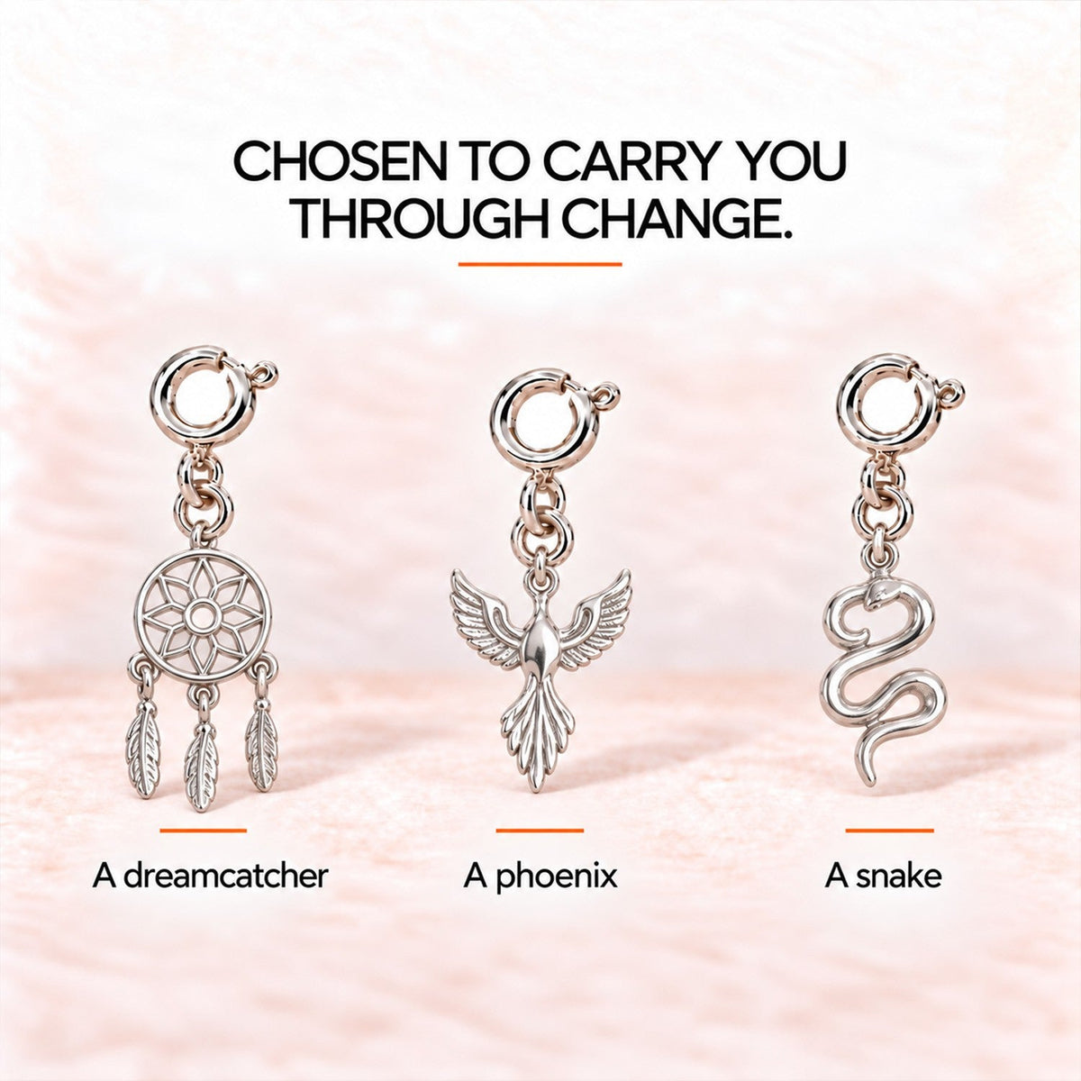 Transformation Charm Set – Embrace Change & Let Go