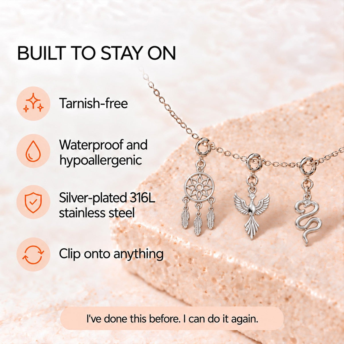 Transformation Charm Set – Embrace Change & Let Go