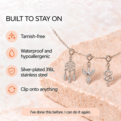 Transformation Charm Set – Embrace Change & Let Go