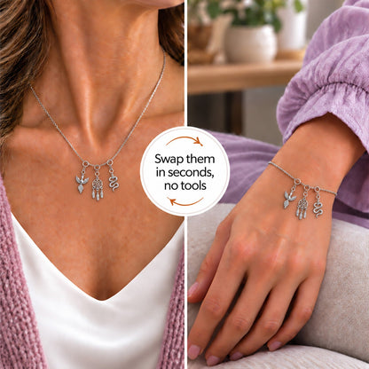 Transformation Charm Set – Embrace Change & Let Go