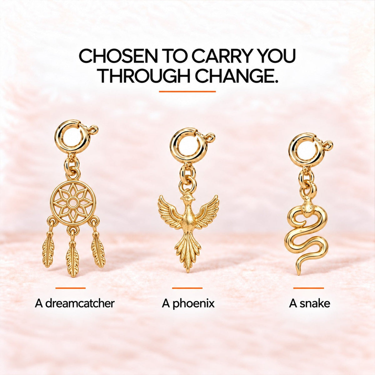 Transformation Charm Set – Embrace Change & Let Go