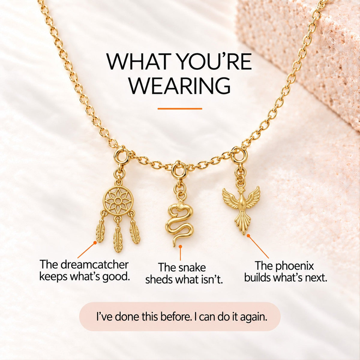 Transformation Charm Set – Embrace Change & Let Go