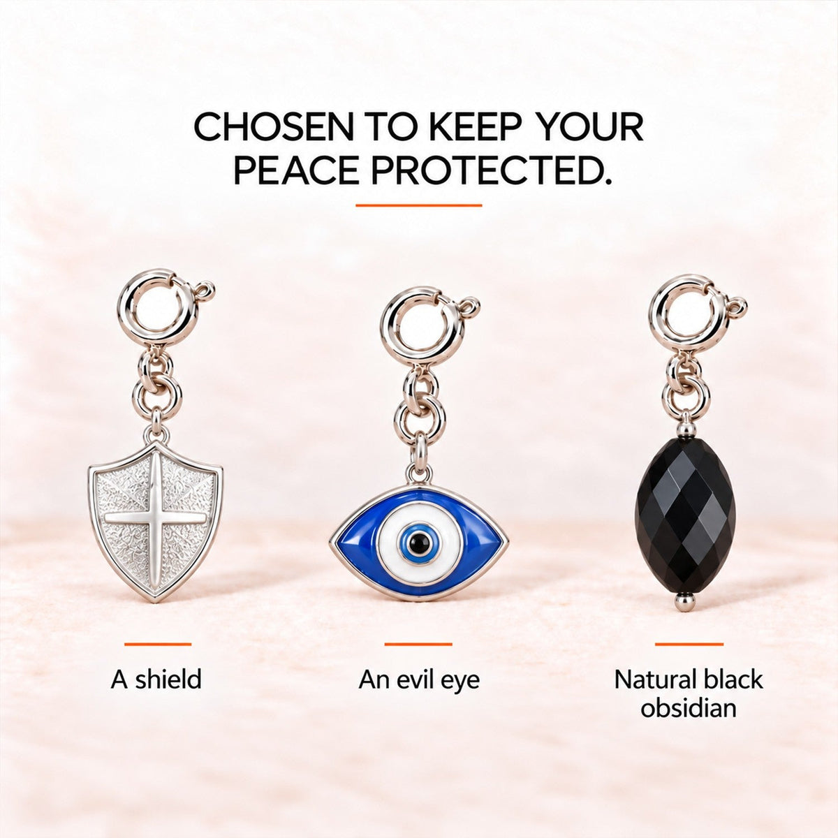 Protection Charm Set – Guard Your Energy & Block Vibes
