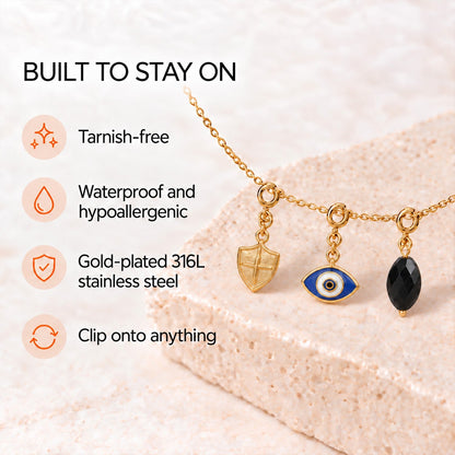 Protection Charm Set – Guard Your Energy & Block Vibes