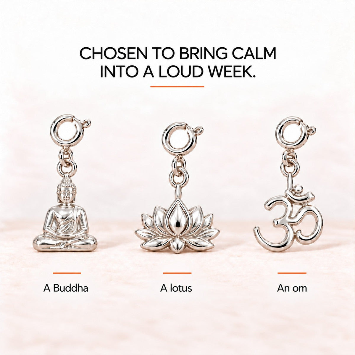 Inner Peace Charm Set – Keep Calm Through Daily Chaos