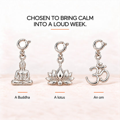 Inner Peace Charm Set – Keep Calm Through Daily Chaos