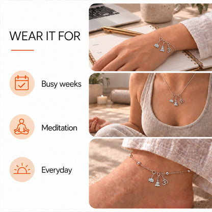 Inner Peace Charm Set – Keep Calm Through Daily Chaos