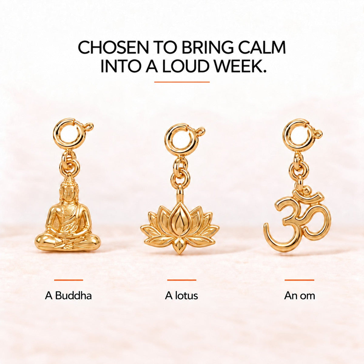 Inner Peace Charm Set – Keep Calm Through Daily Chaos