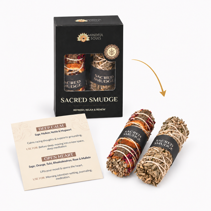 Natural Sage Bundles Set – Botanical Smudge Sticks Pack
