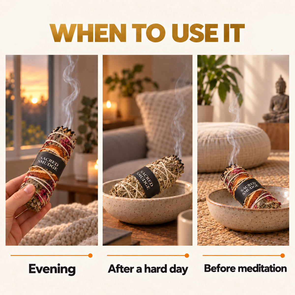 Natural Sage Bundles Set – Botanical Smudge Sticks Pack